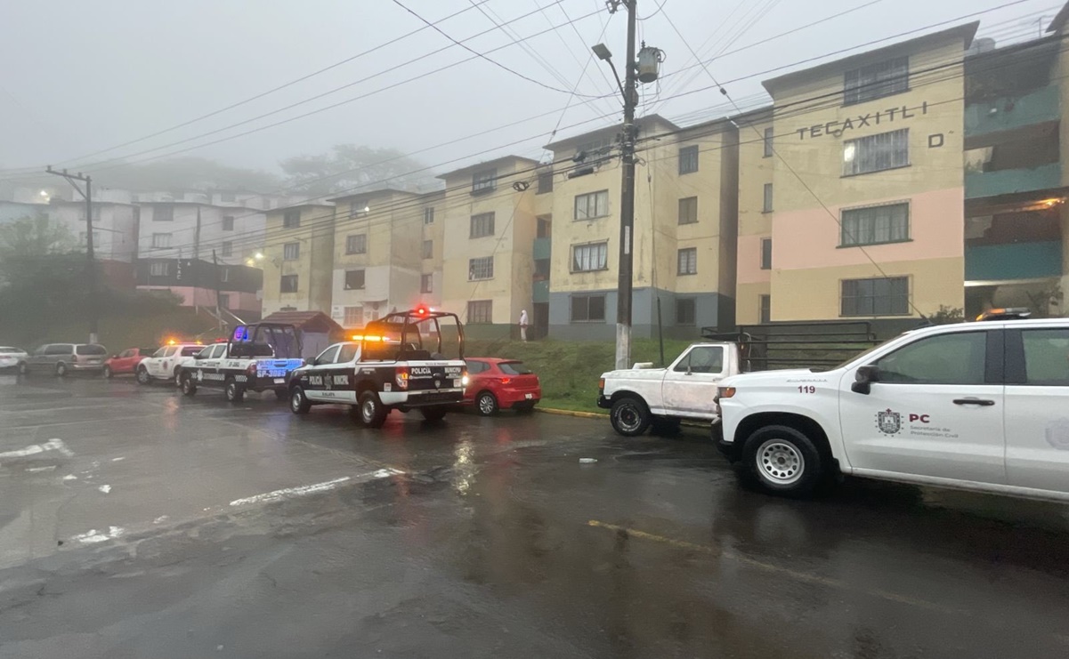 En medio de fuertes lluvias por “Alberto”, se suspenden clases en 20 municipios de Veracruz