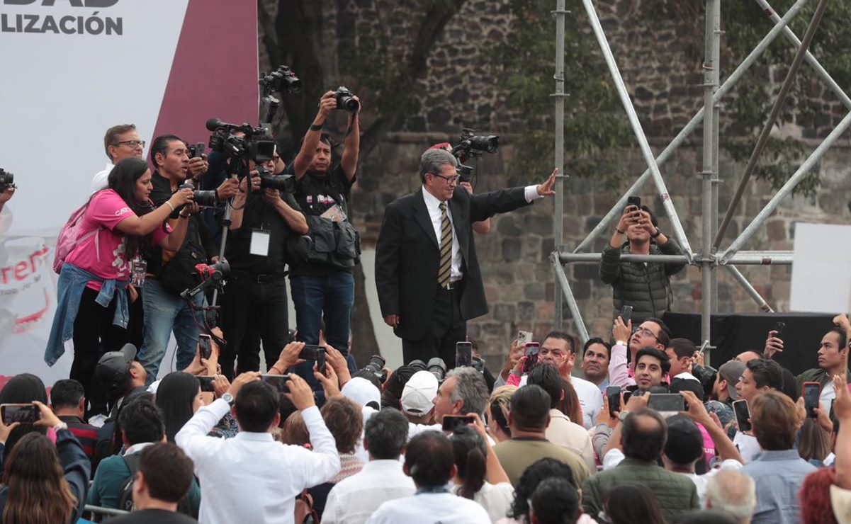 "Si las encuestas son reales, vamos a dar la sorpresa", dice Monreal al cierre de su campaña