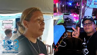 Con lagrimas, esposa del DJ asesinado en Coatzacoalcos pide frenar la violencia en México