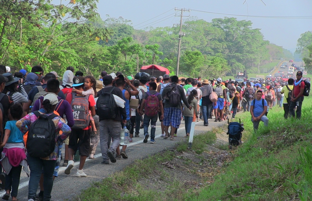 Aseguran a migrantes en Mapastepec, Chiapas