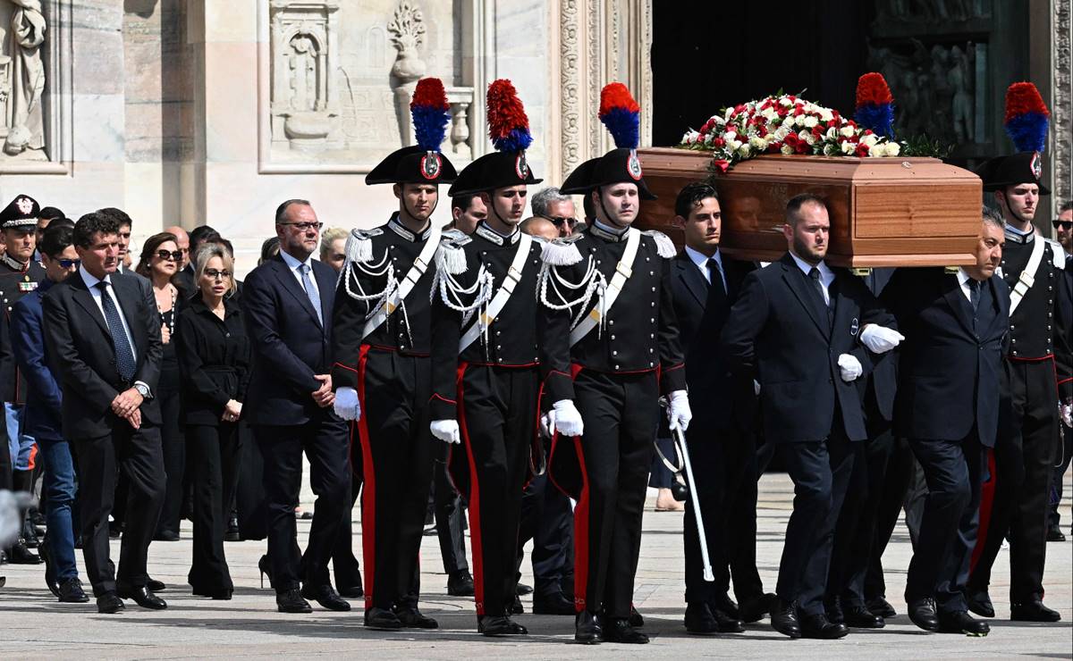 Con funeral de Estado despiden a Silvio Berlusconi en Italia