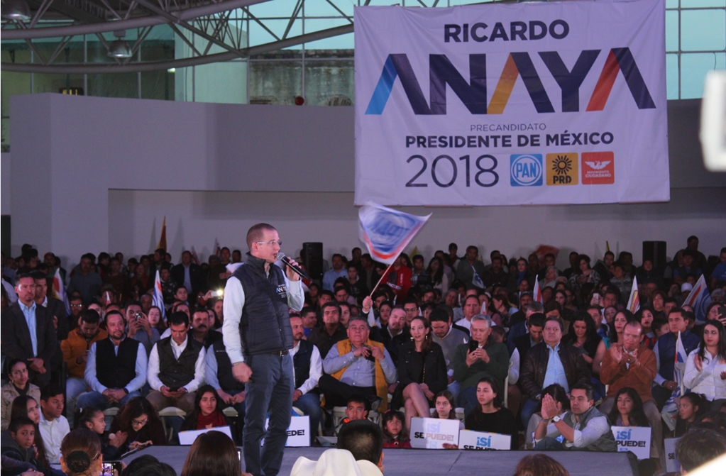 Anaya asegura que ex gobernador de Guerrero no es candidato del Frente