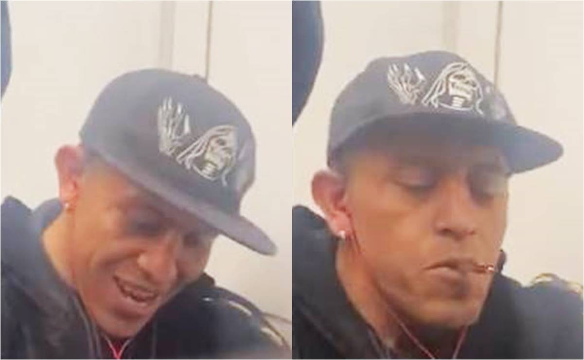 VIDEO ¡2 viajes en uno! Captan a usuario fumando marihuana en el Metro de la CDMX