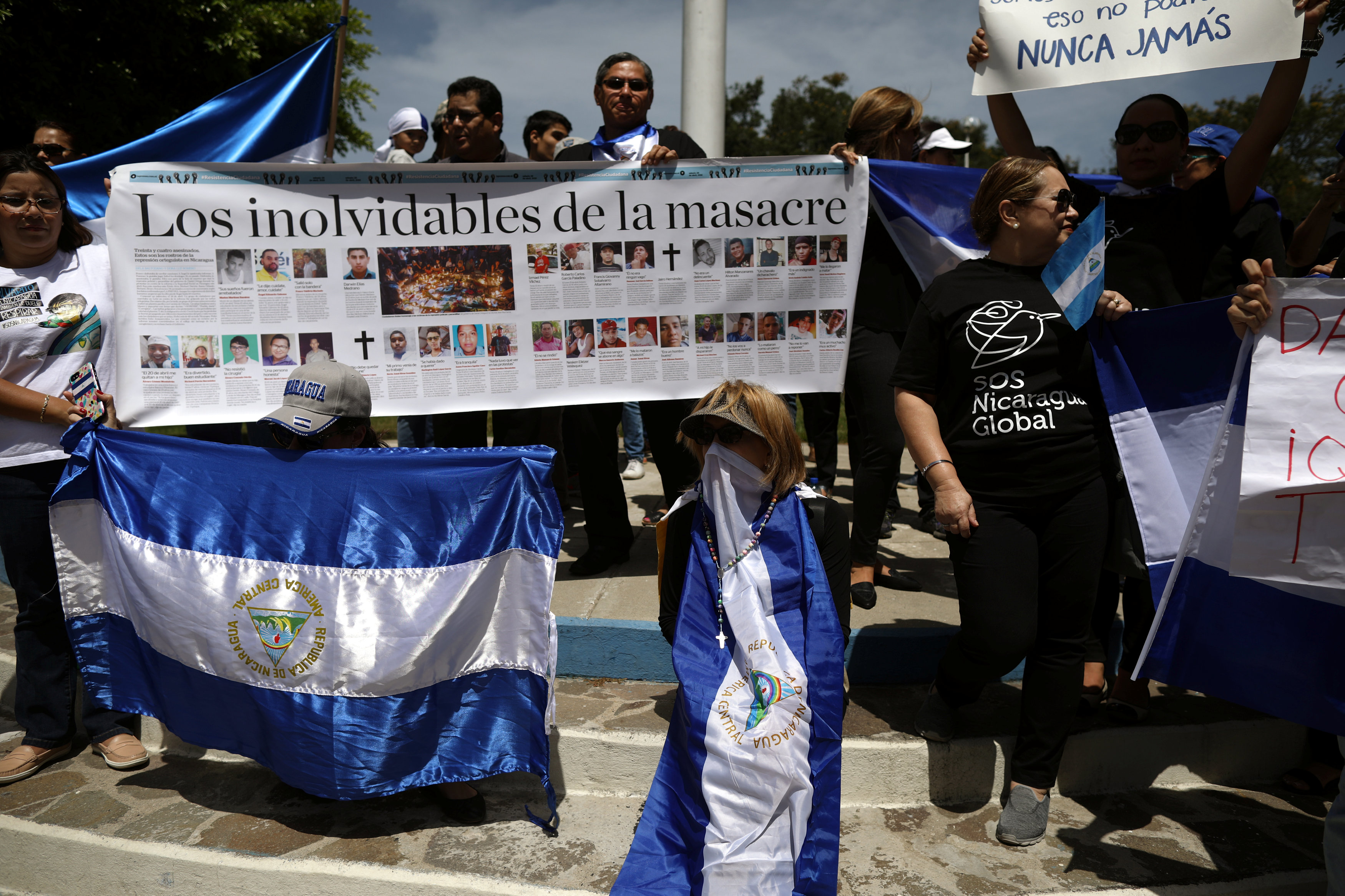 Nicaragua conmemora aniversario de Revolución sandinista en medio de protestas