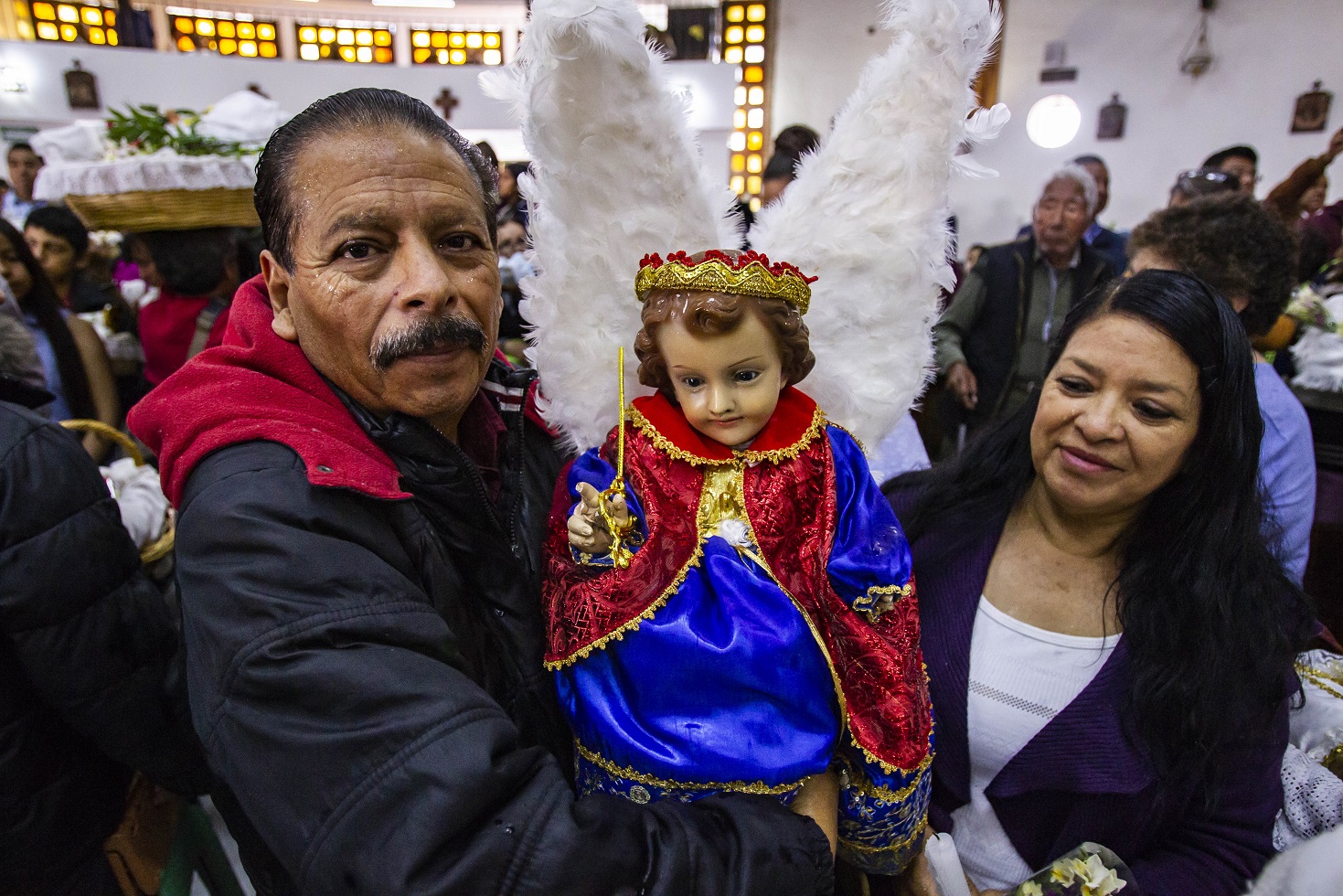 #Crónica| La Candelaria. Familias presentan a sus niños