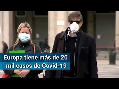 Italia supera los mil muertos por el coronavirus; Europa, principal foco de la pandemia