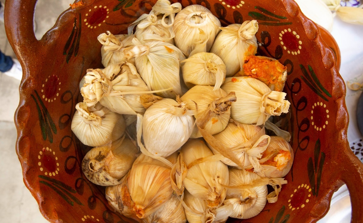 Tamales de ollita para el Día de La Candelaria; el arte culinario de Ocoyoacac