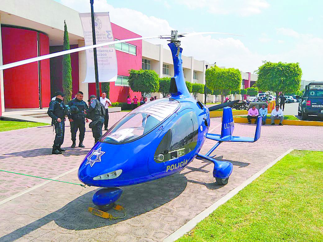 Anuncian compra de girocóptero en Valle de Chalco