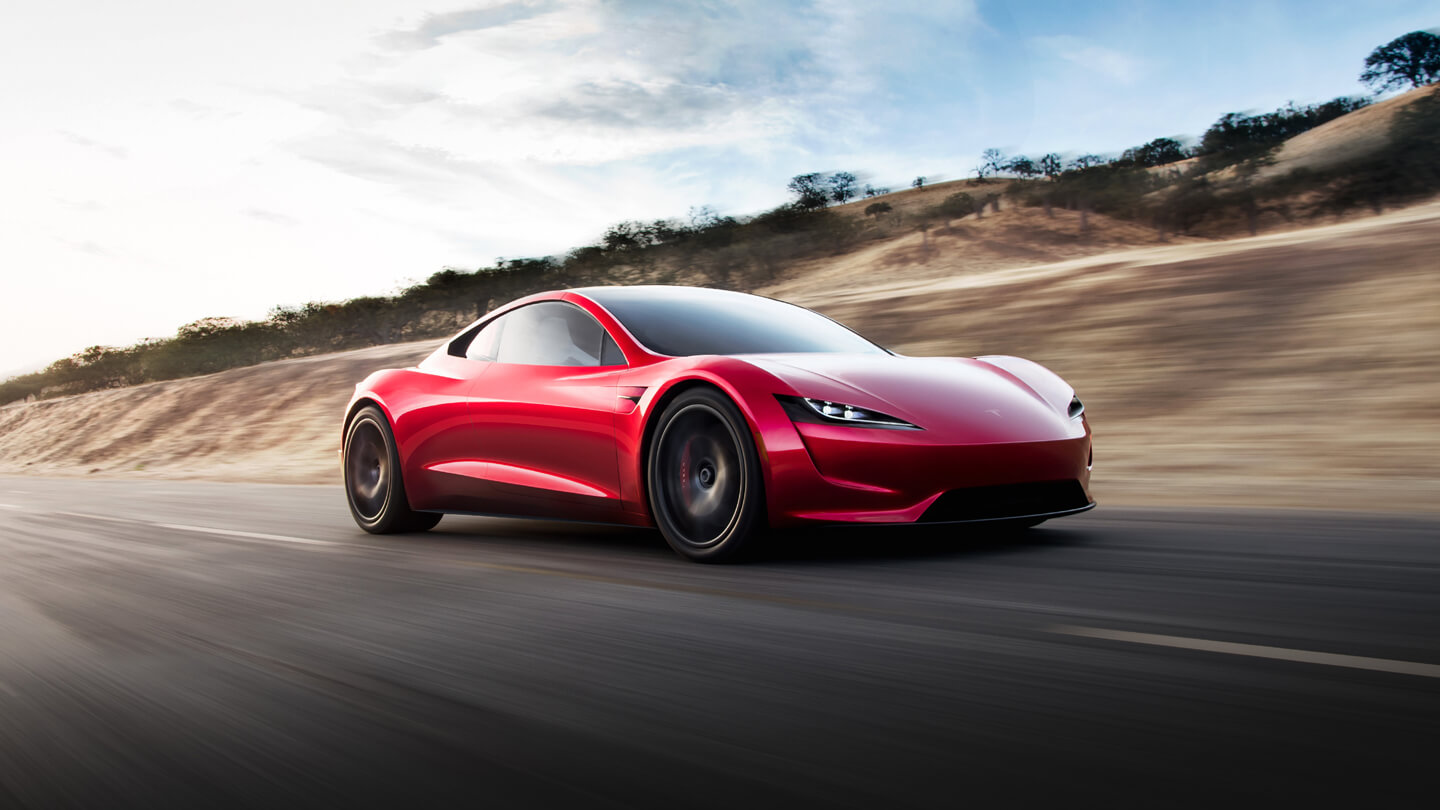 El nuevo auto deportivo de Tesla acelerará de 0 a 100 km/h en 1.1 segundos