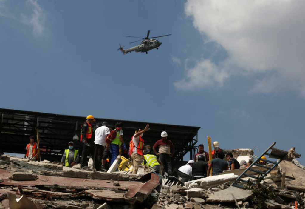 Envía EU ayuda a México para atender efectos del sismo