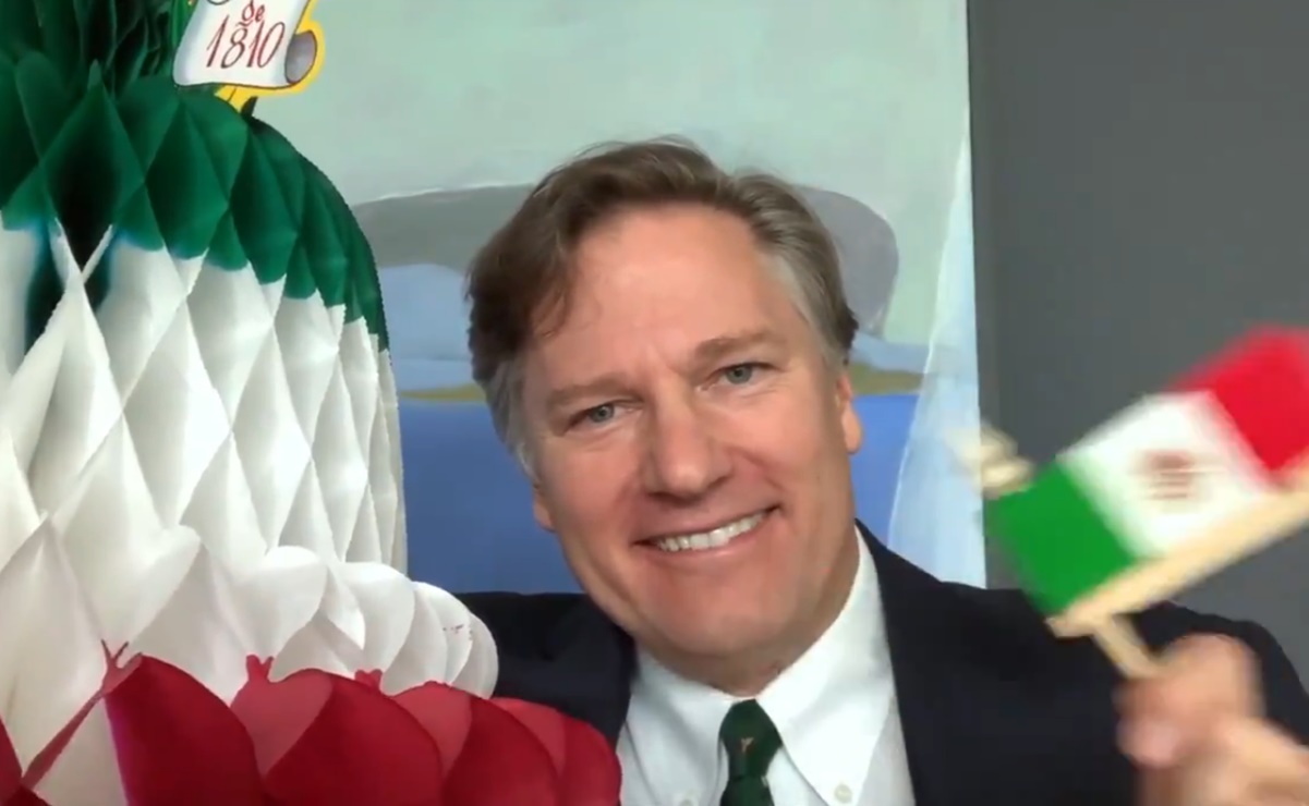 Embajador de EU en México felicita a mexicanos por aniversario de la Independencia