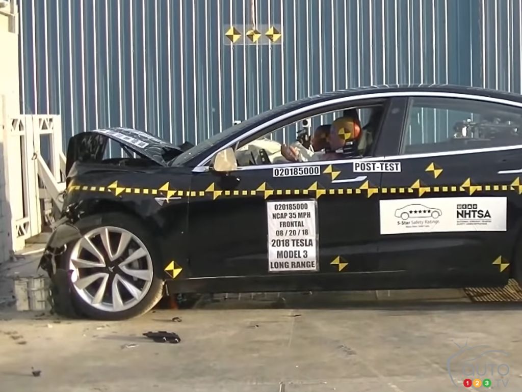 Tesla Model 3 se posiciona como uno de los autos más seguros en prueba de choque
