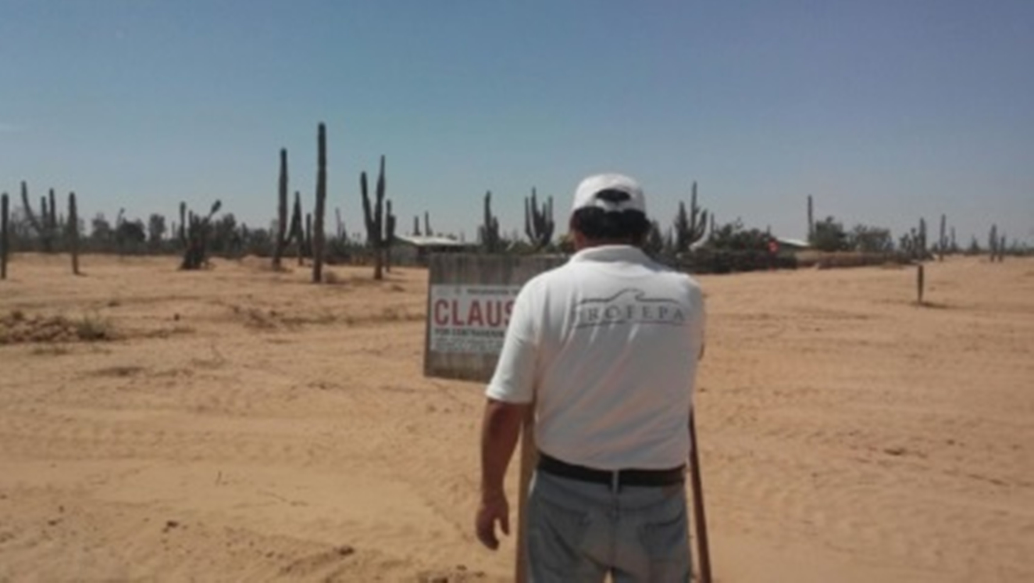 Clausura Profepa predio en Biosfera El Vizcaíno, BCS