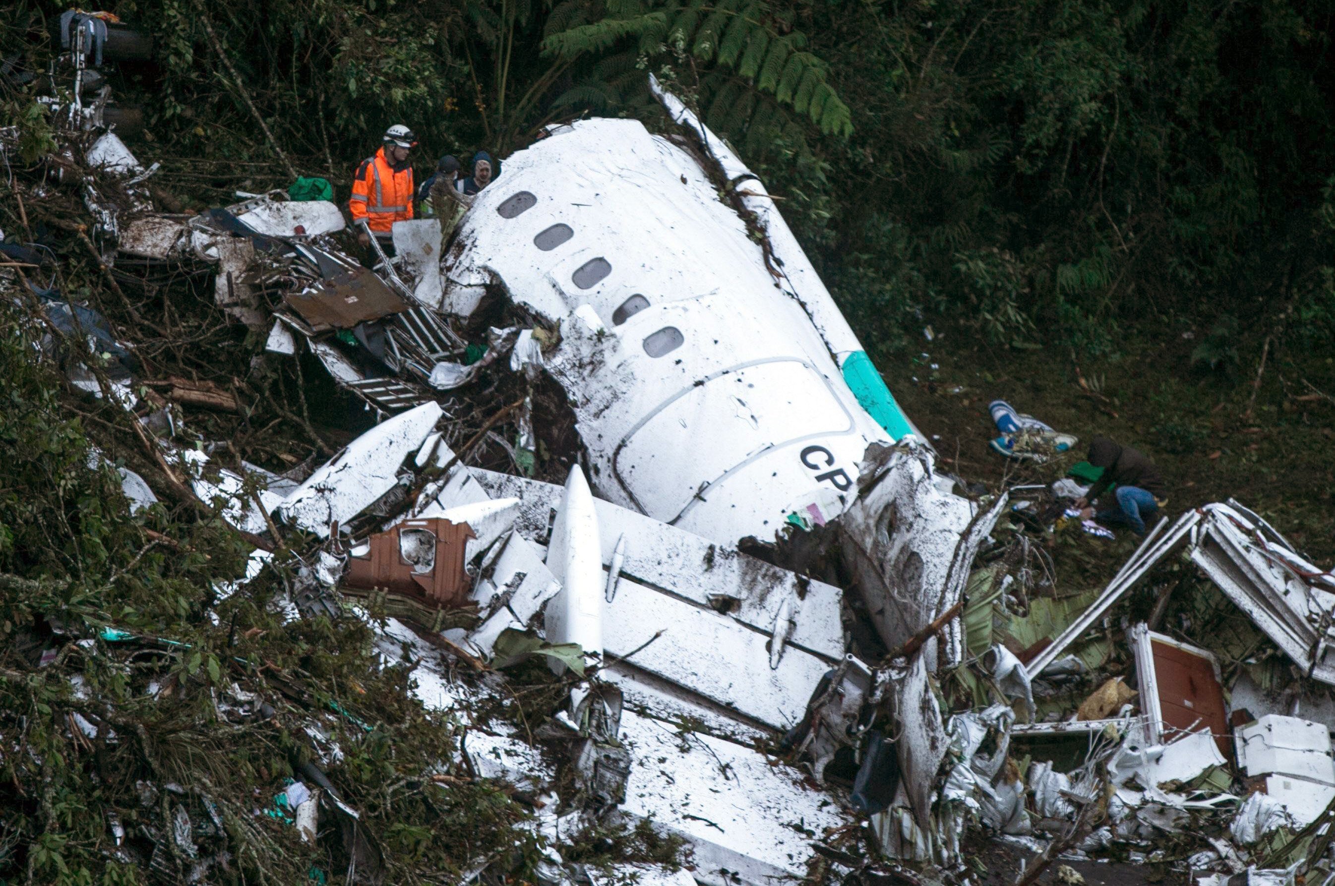 Revelan conversación del piloto del avión del Chapecoense 