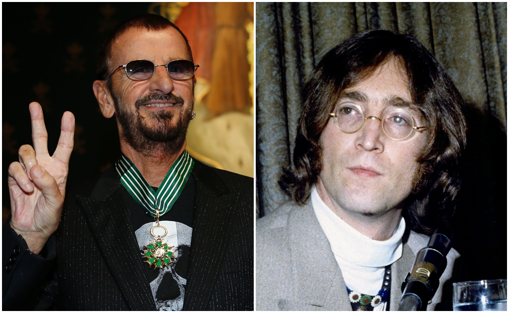 John Lennon "felicita" a Ringo Starr por su cumpleaños