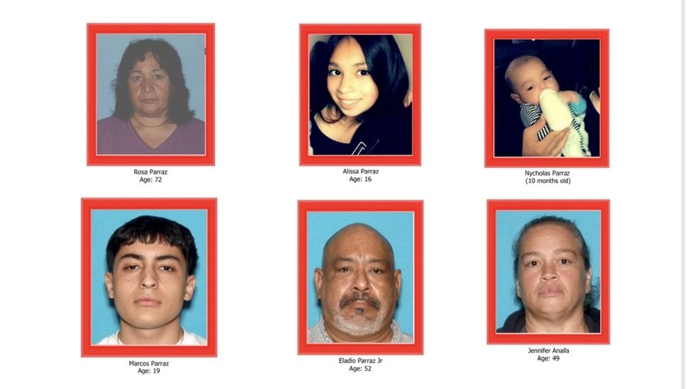 La "masacre estilo narco" en la que murieron 4 generaciones de una familia en California