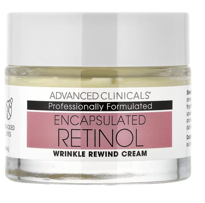 Crema retinol encapsulado para arrugas y textura de la piel
