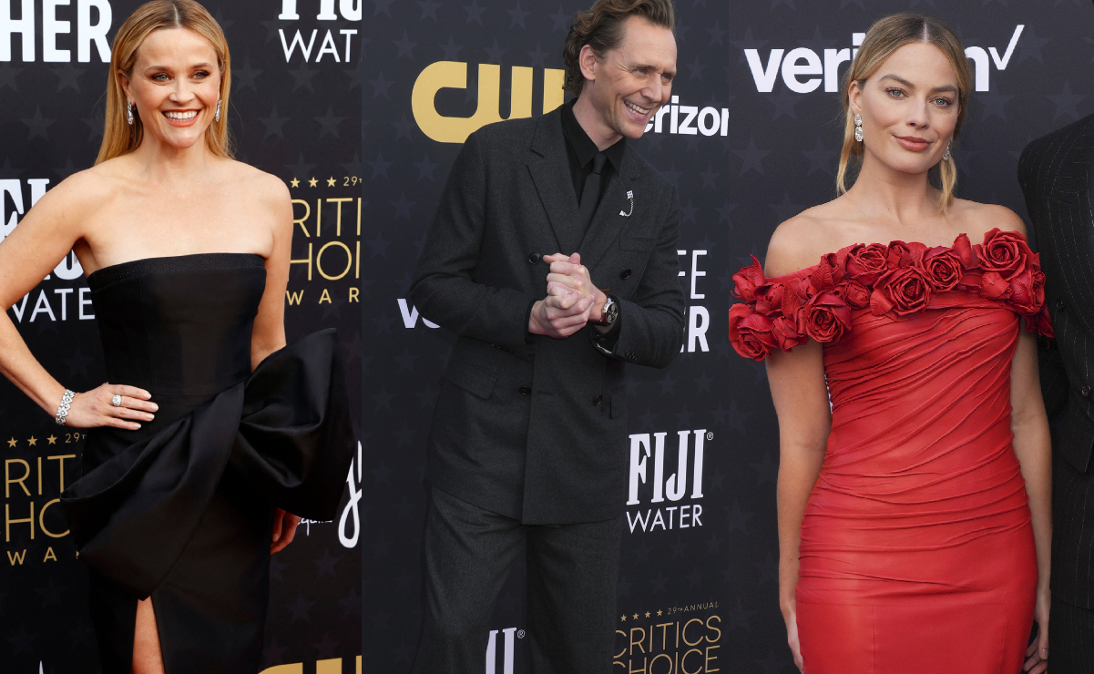 Margot Robbie, Tom Hiddleston y Resse Witherspoon , los artistas que desfilaron y se robaron la alfombra roja de los Critics Choice Awards