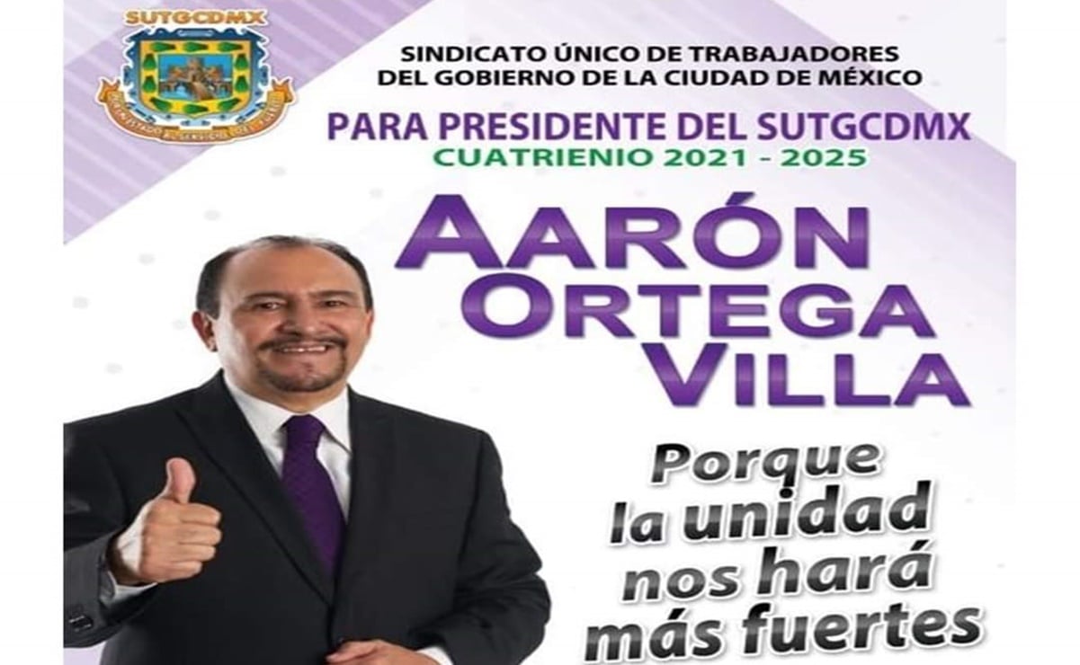 Eligen a Aarón Ortega Villa como nuevo presidente del SUTGCDMX