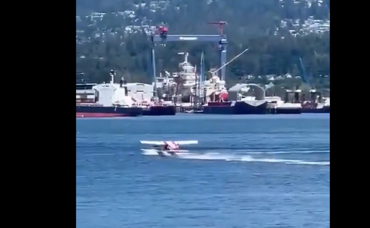 VIDEO: Hidroavión se estrella contra bote en Vancouver, Canadá; reportan varios heridos