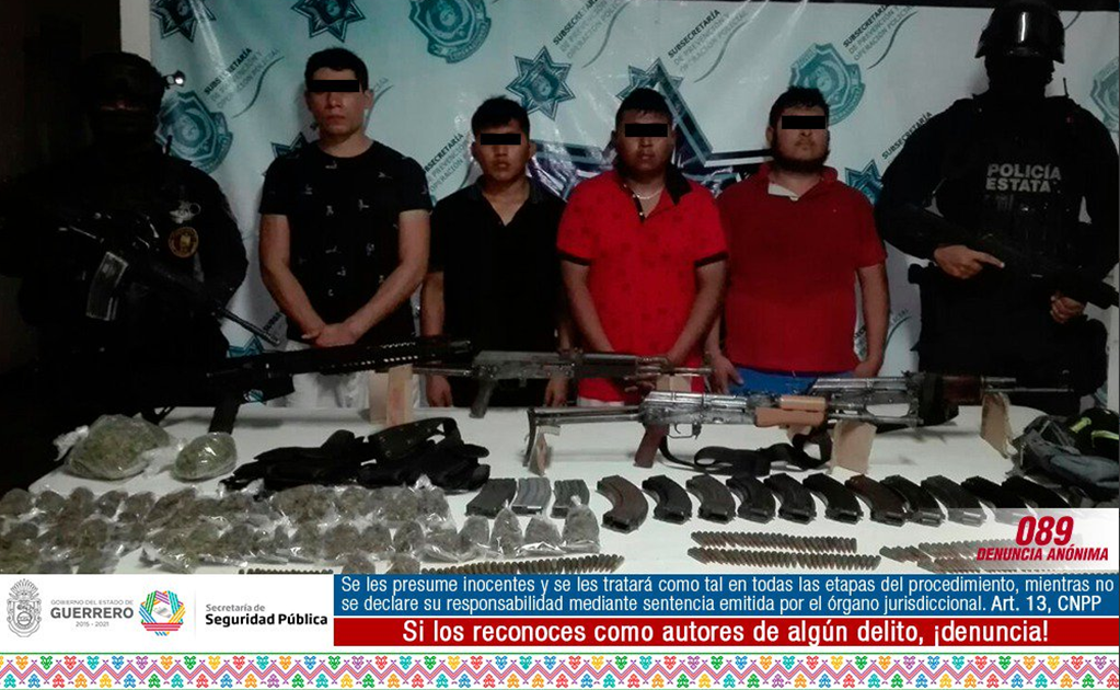 Detienen a 4 por el asesinato de seis policías en Guerrero