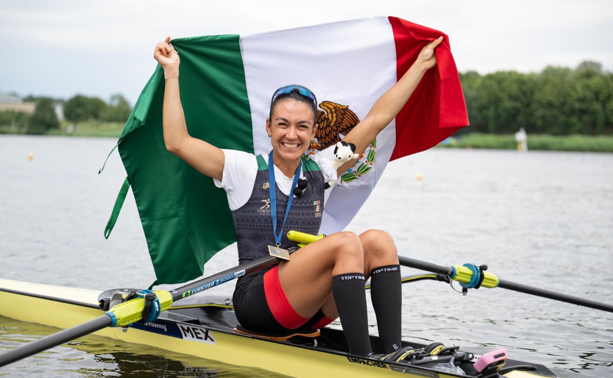 La mexicana Kenia Lechuga conquista la medalla de bronce en la Copa del Mundo de Remo