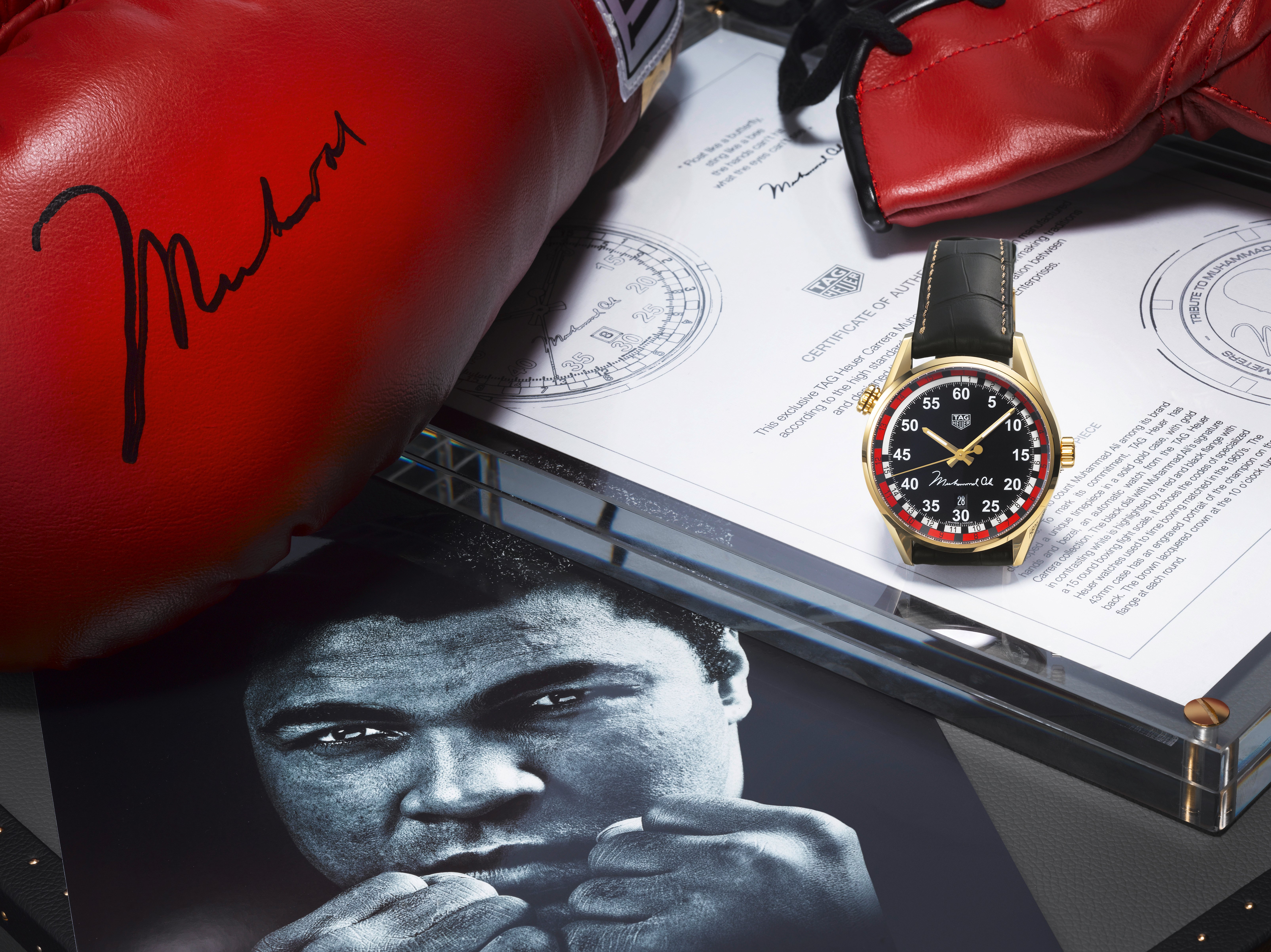 Muhammad Ali resucita en un reloj