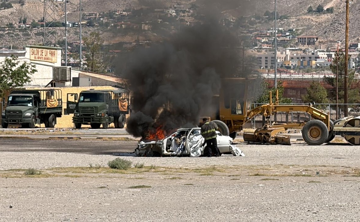 Elementos de la Sedena y del Ejército de Estados Unidos realizan simulacro de sismo en Ciudad Juárez
