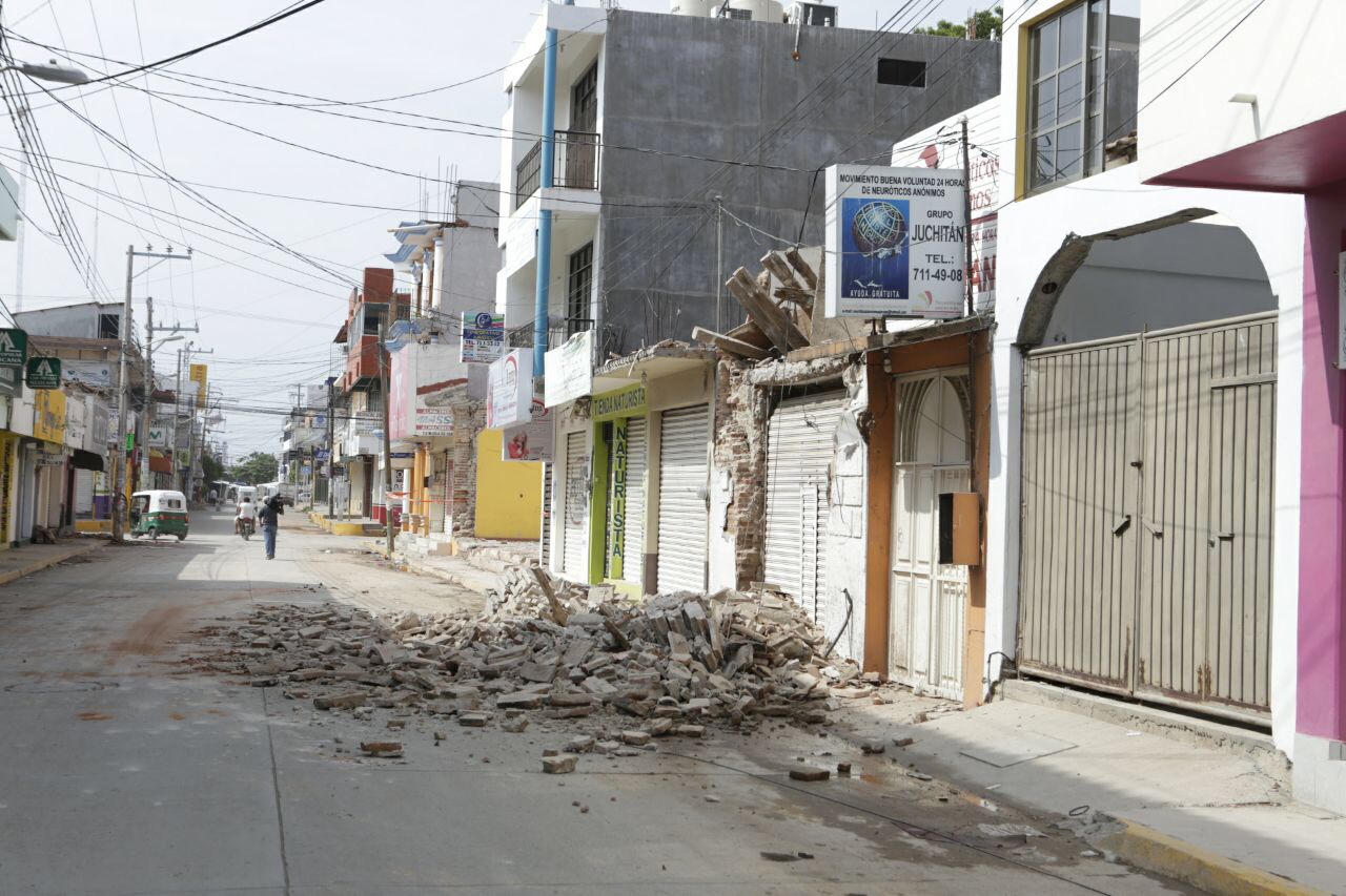 Más de 70 mil viviendas dañadas en Oaxaca por sismos