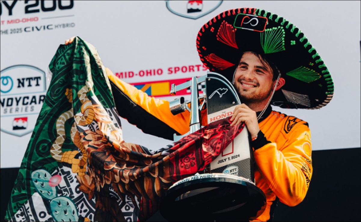 ¡Victoria mexicana! Pato O'Ward gana en Mid-Ohio dentro de la Indycar Series