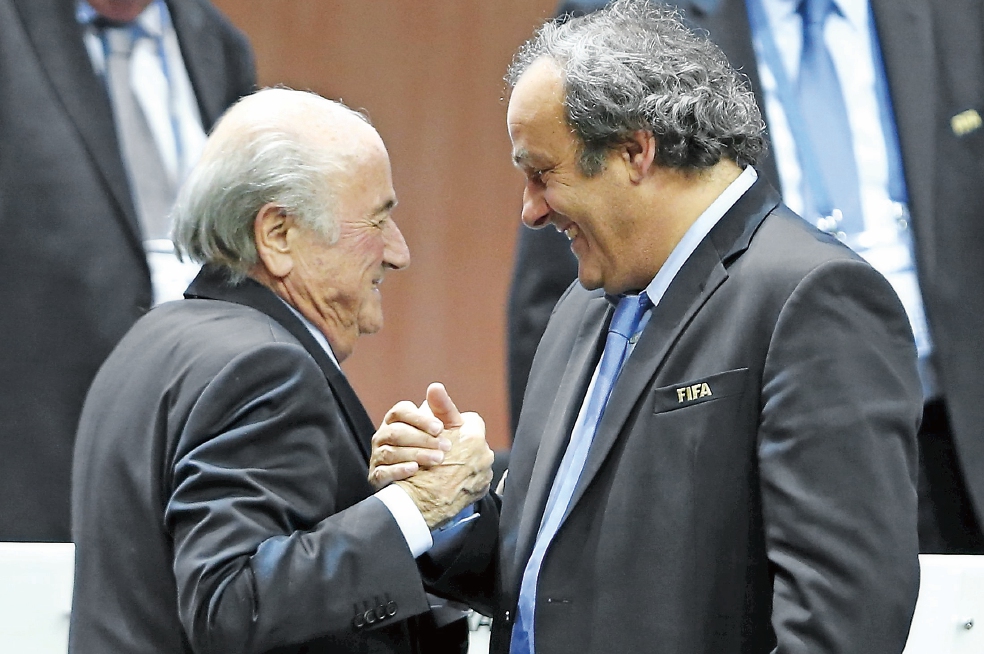 Blatter y Platini, a la ‘congeladora’