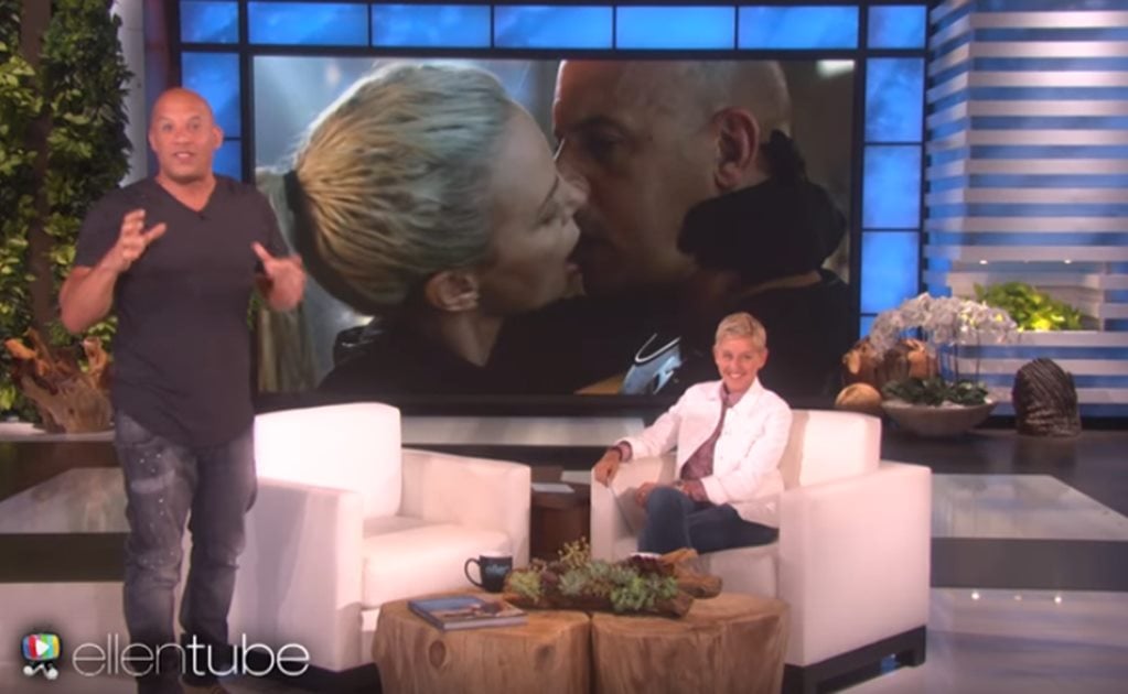 Vin Diesel habla del beso con Charlize Theron