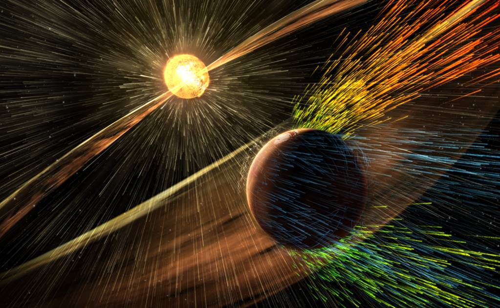 El Sol destruyó la atmósfera de Marte: NASA