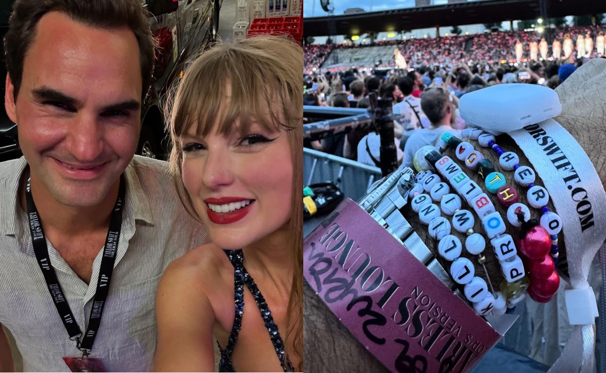 Roger Federer sorprende al declararse fan de Taylor Swift y presume selfie con la cantante