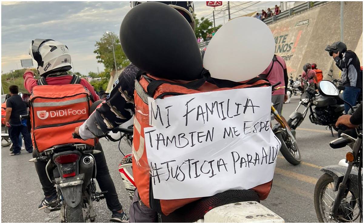 Piden justicia para Aldo Mercado, repartidor Uber Eats que murió al ser atropellado en Tamaulipas