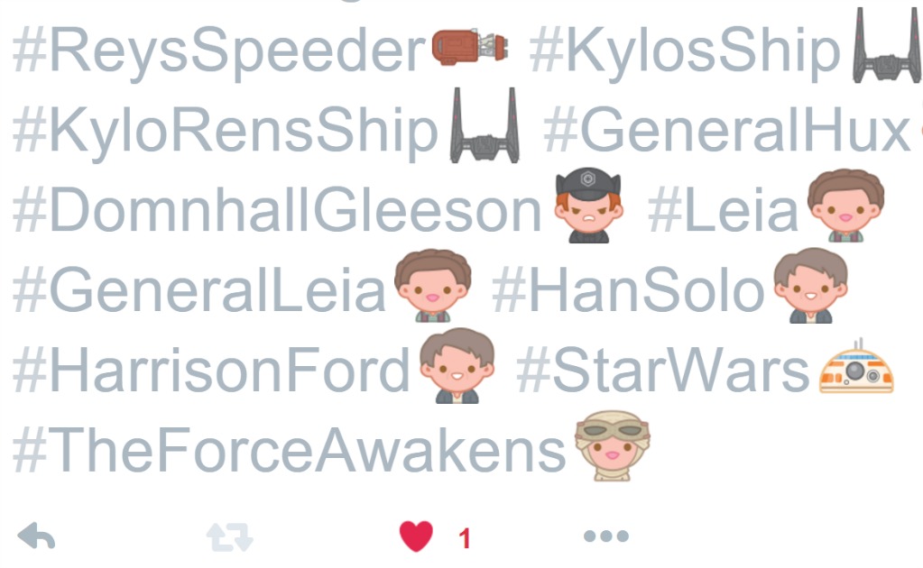 Twitter lanza emojis de Star Wars