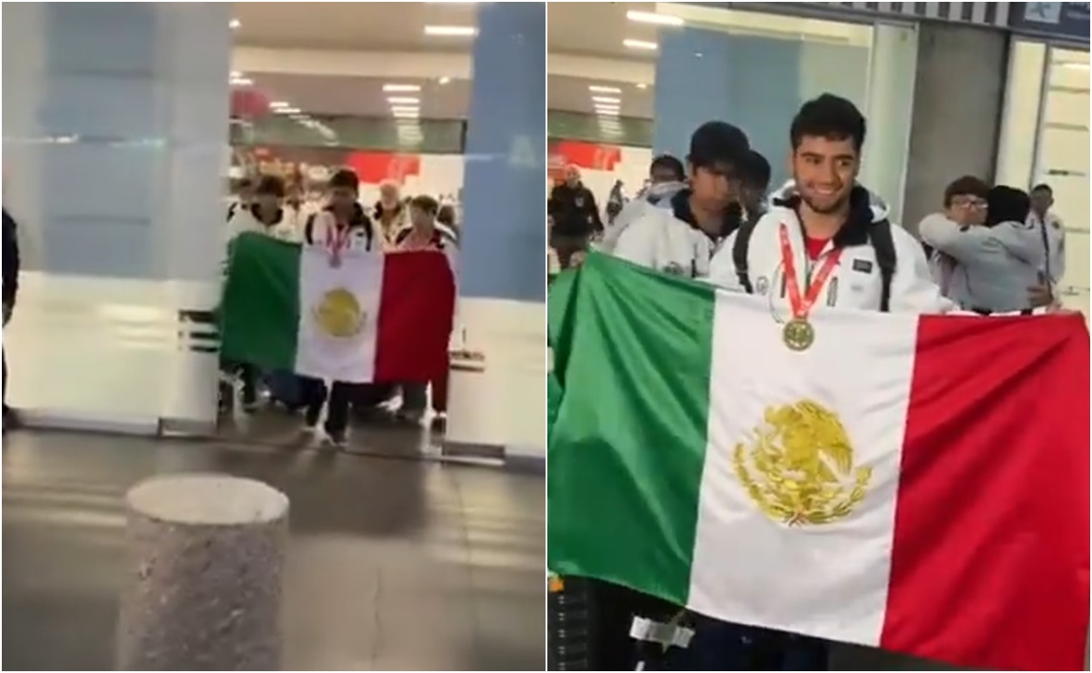 VIDEO: Así recibieron a jóvenes que ganaron medalla de oro para México en Olimpiada Internacional de Matemáticas