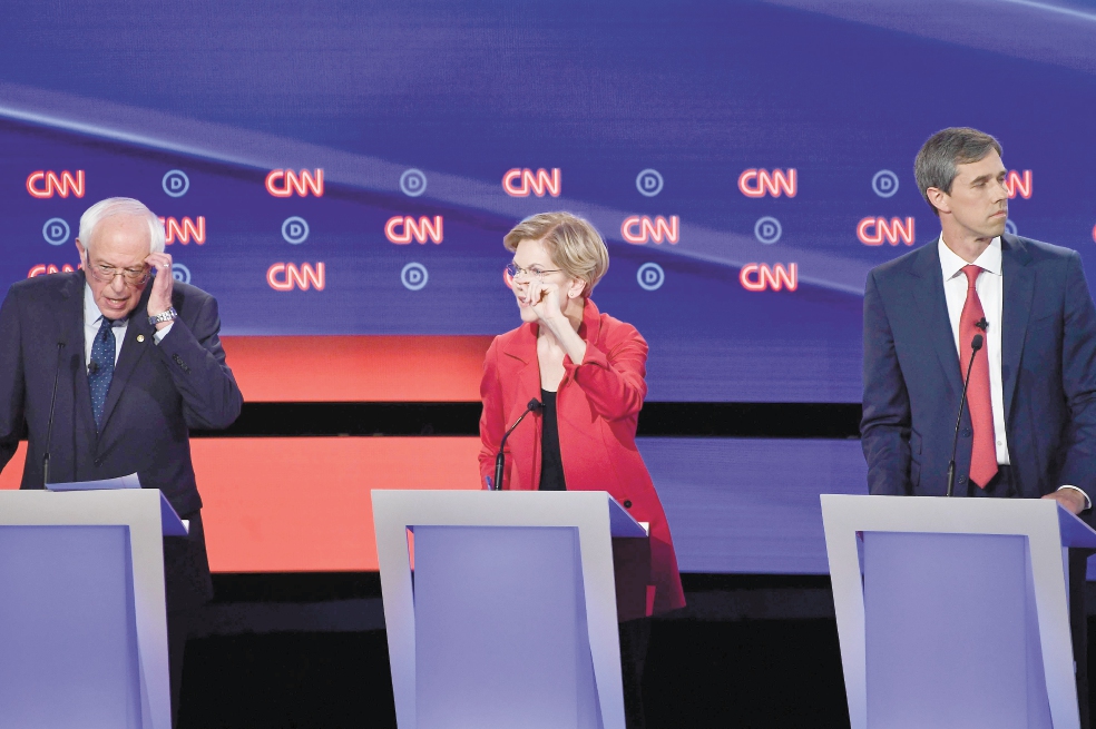 Debate demócrata: Sanders y Warren aguantan críticas
