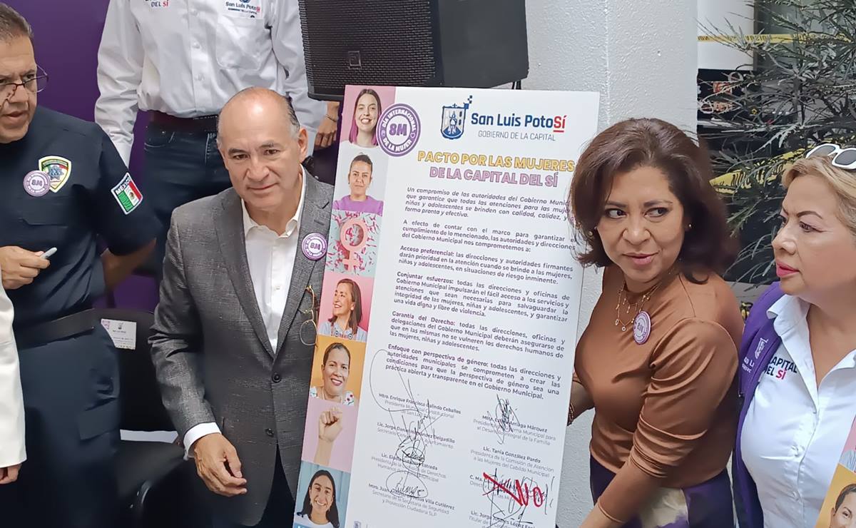 Ayuntamiento de San Luis Potosí firma pacto en favor de las mujeres de la capital 