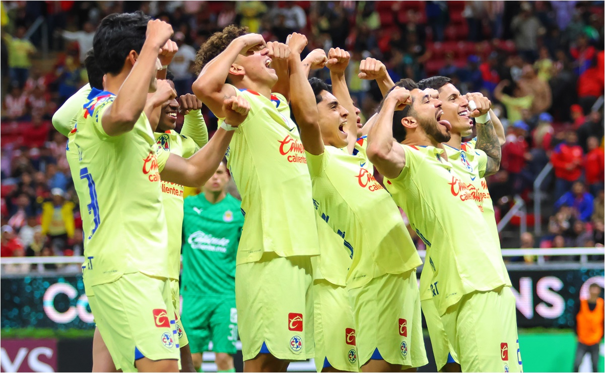 El festejo del América que hizo enojar a la afición de las Chivas en el Estadio Akron