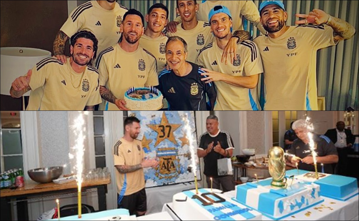 Lionel Messi festejó su cumpleaños con la Selección Argentina