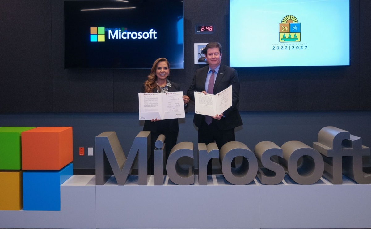 Microsoft firma convenio para impulsar inclusión digital de las MiPymes en Quintana Roo