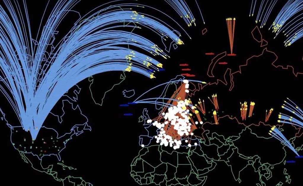 La simulación que muestra la devastación que causaría una guerra nuclear entre Rusia y EU