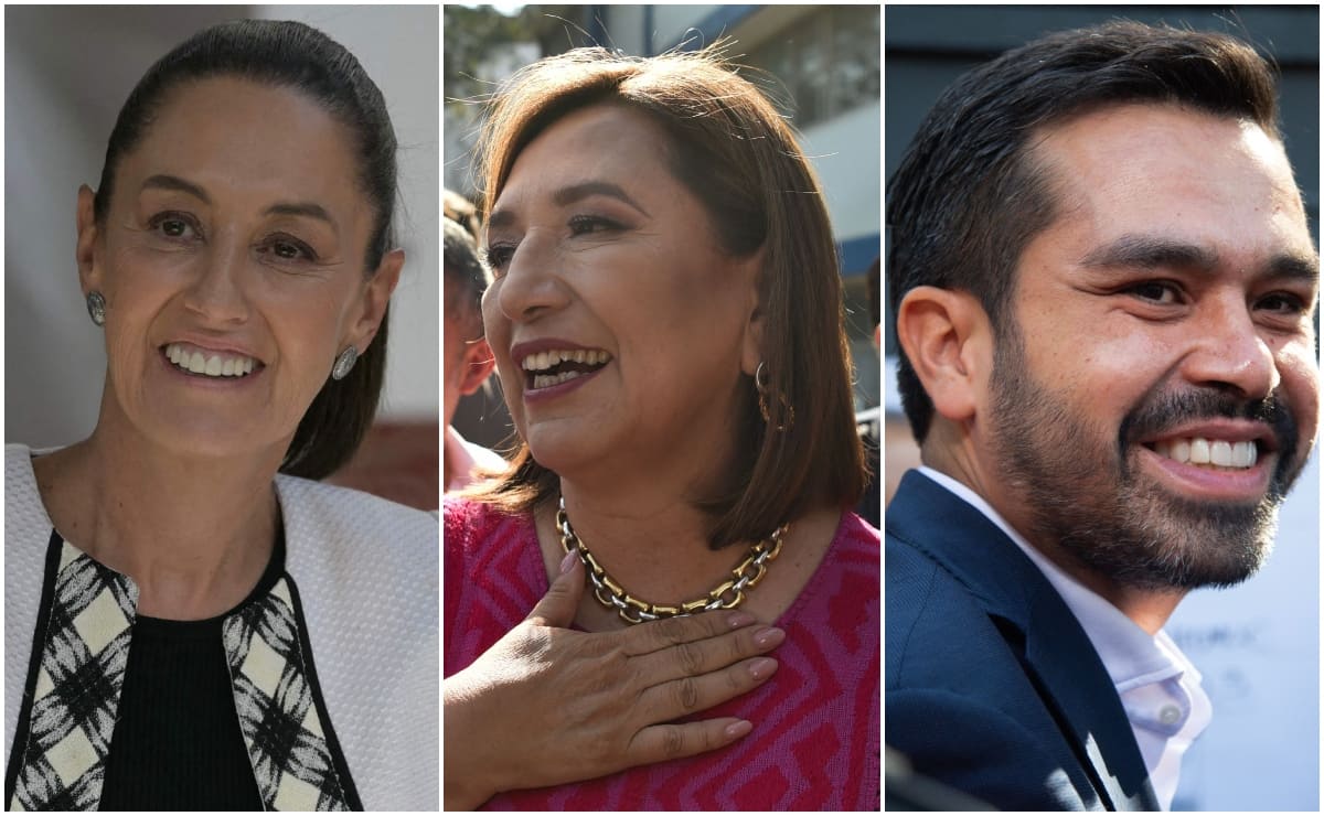 Elecciones 2024: Así votaron Gálvez, Sheinbaum y Álvarez Máynez, candidatos a la presidencia