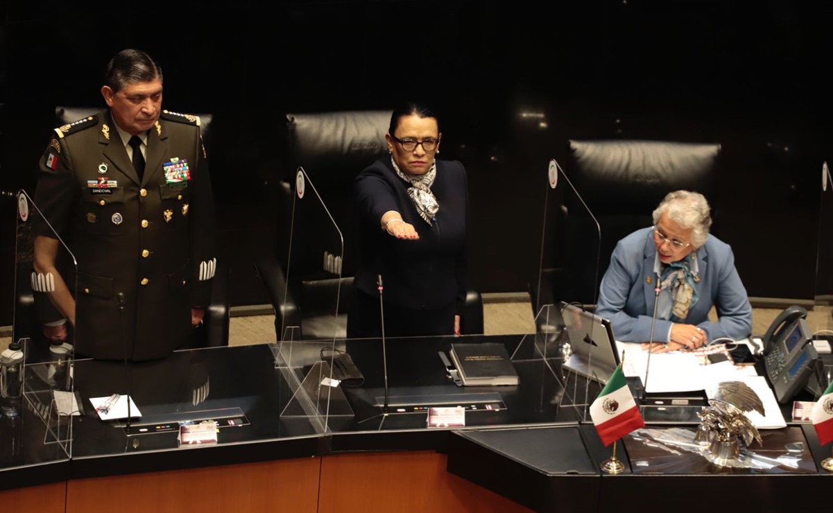 Inicia comparecencia de Rosa Icela Rodríguez ante el Senado 