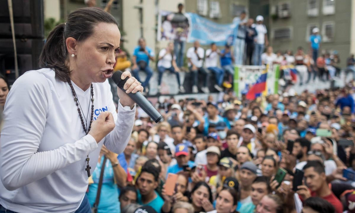 "Yo voy a derrotar a Nicolás Maduro": Corina Machado