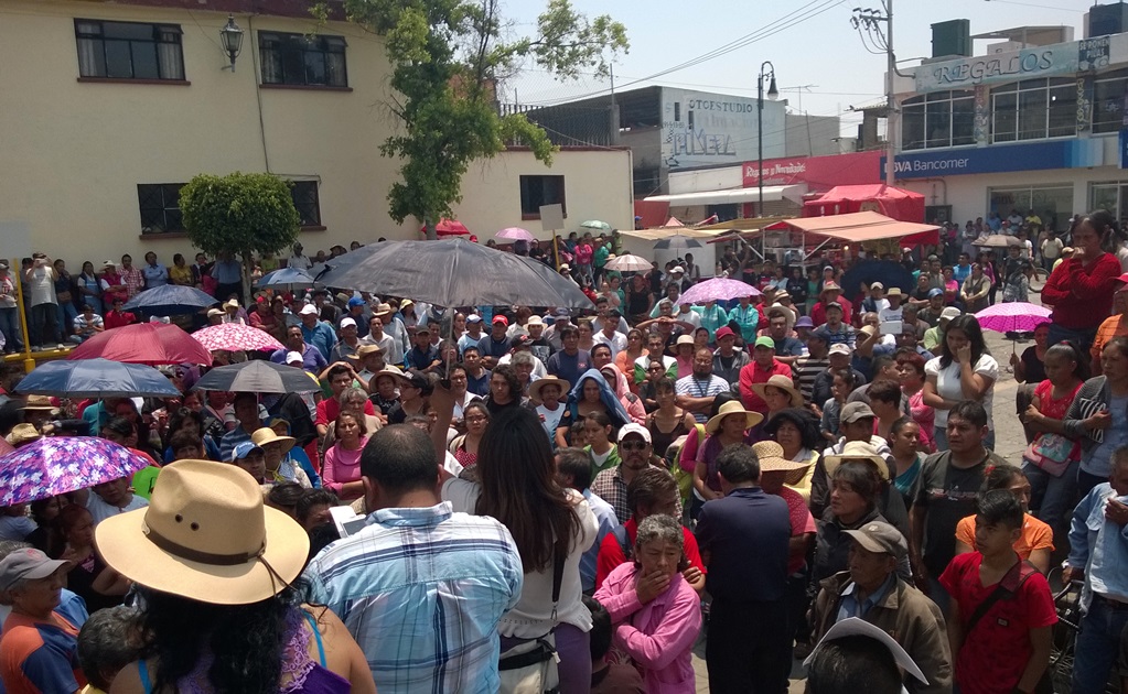 A prisión 3 opositores de privatizar agua en Coyotepec