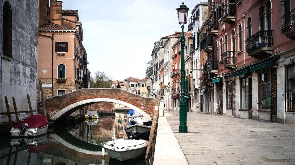 El drama de Venecia sin los turistas ante la pandemia del coronavirus