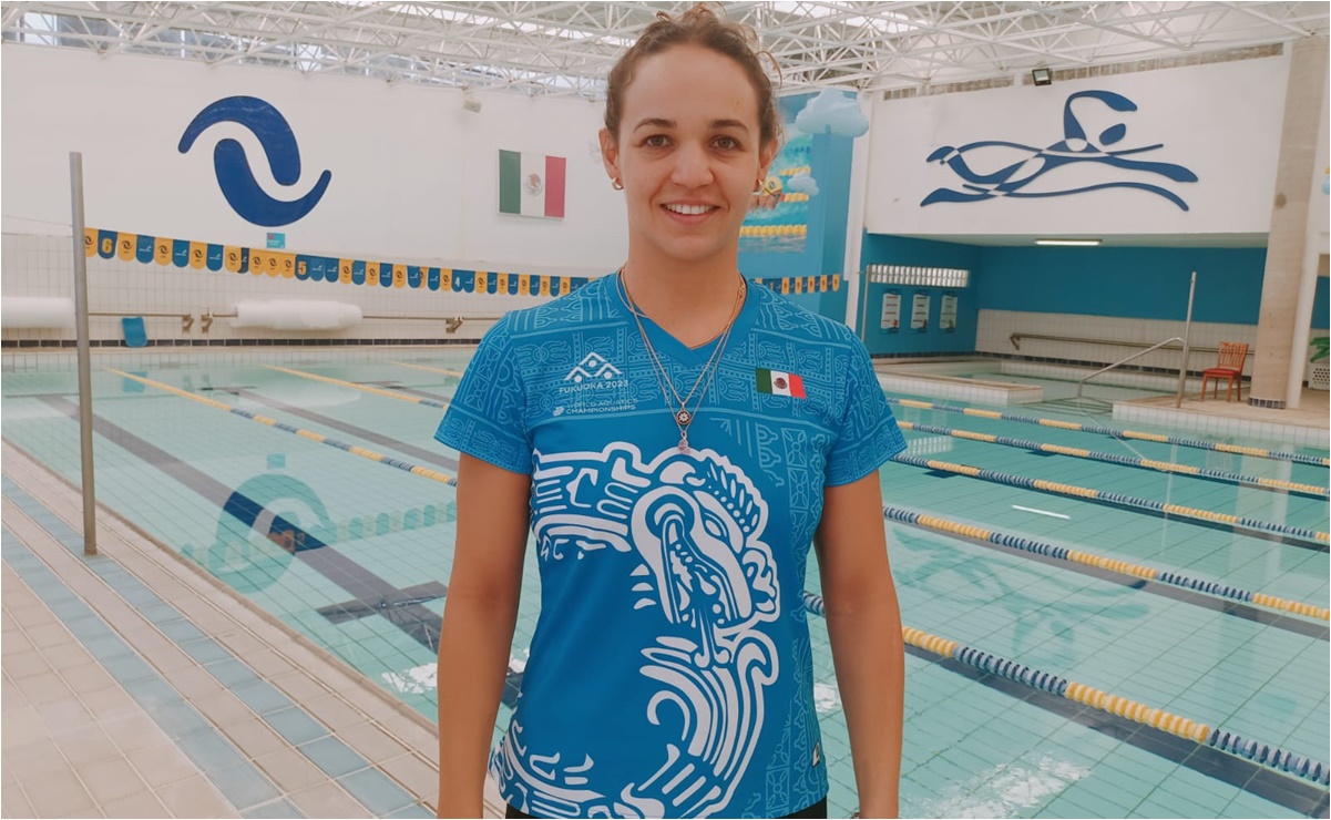 María José Mata Cocco se vistió de oro tras superar dificultades en natación
