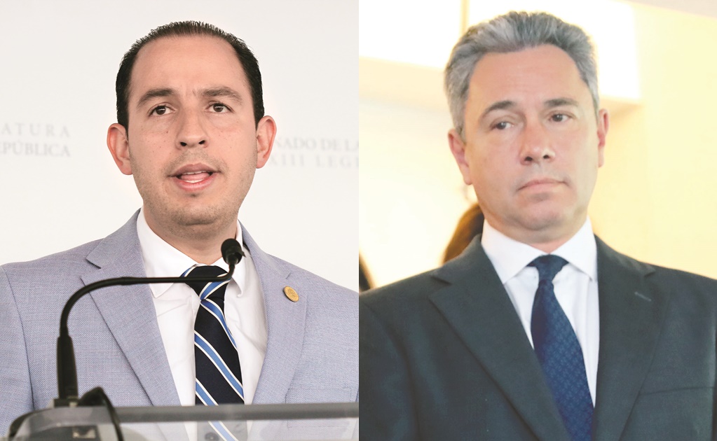 Marko Cortés y Gómez Morin se congratulan por candidatura para el PAN